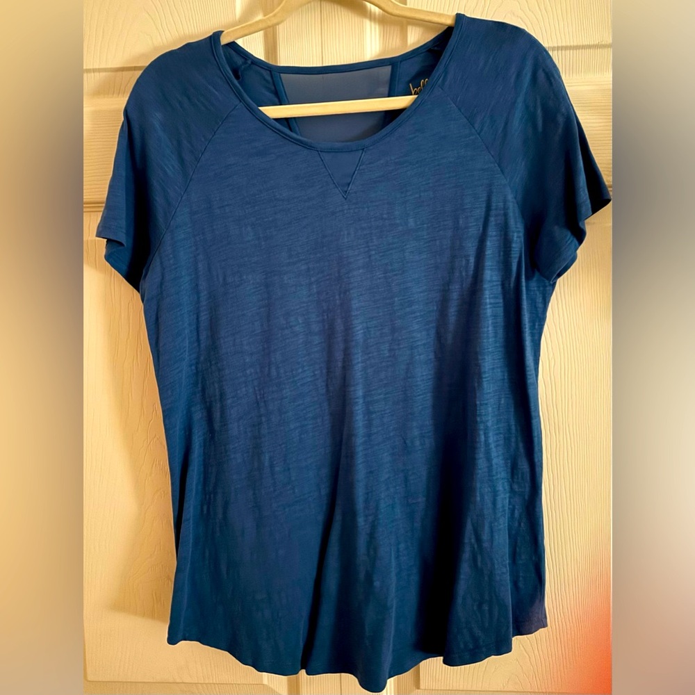 Belle by Kim Gravel Top with Mesh Detail on Back - Size Medium